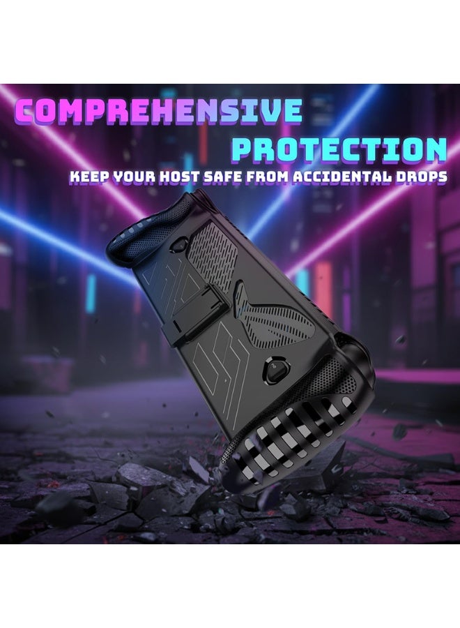 جراب حماية لجهاز ROG Xbox Ally X / ROG Xbox Ally، مع واقيين للشاشة، أسود - Image 3